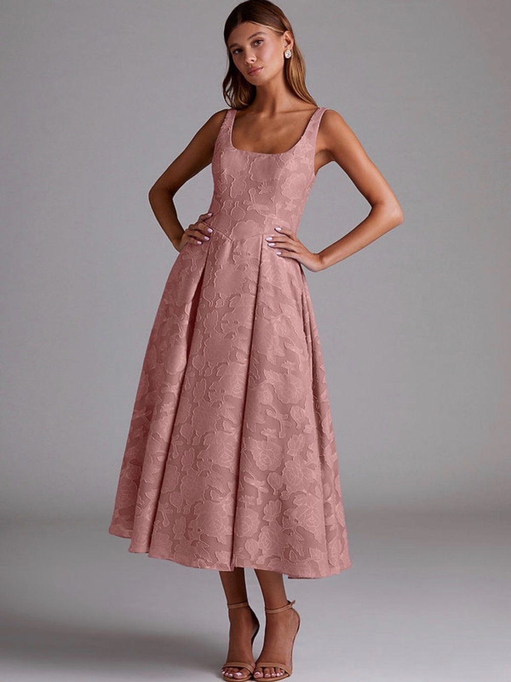 Azazie Amalie dress in Dusty Rose